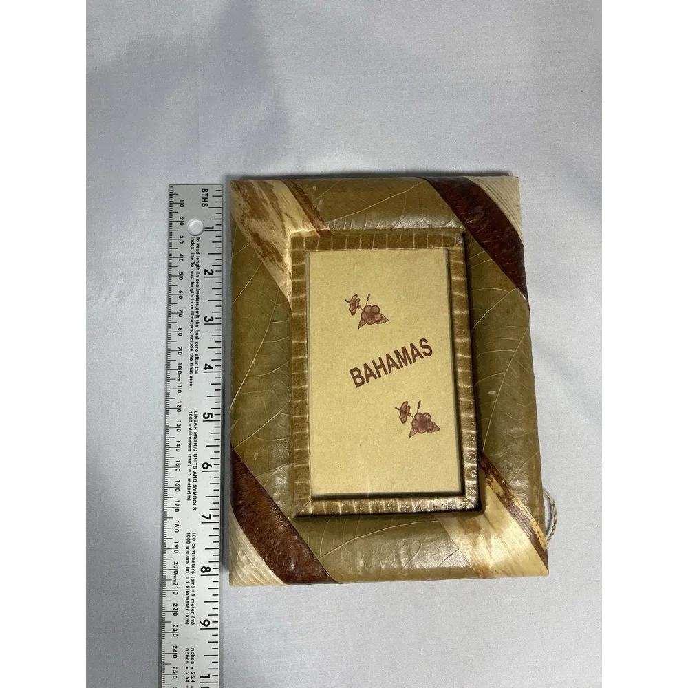 Banana Leaf Picture Frames Rope & Rafia Designs-Set Of 2 - 5